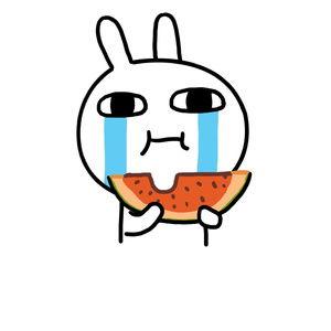 恶搞兔吃瓜表情包,笑料横生的网络狂欢